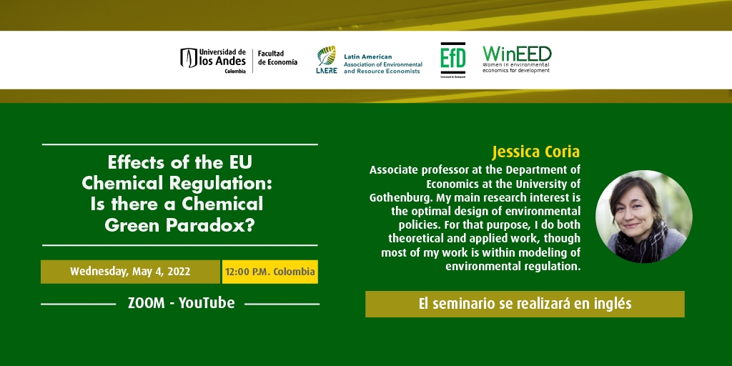 LAERE-WinEED_EfD Seminar | Effects of the EU Chemical Regulation: Is there a Chemical Green Paradox?